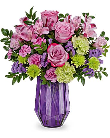Teleflora's Geometric Rose Bouquet Bouquet